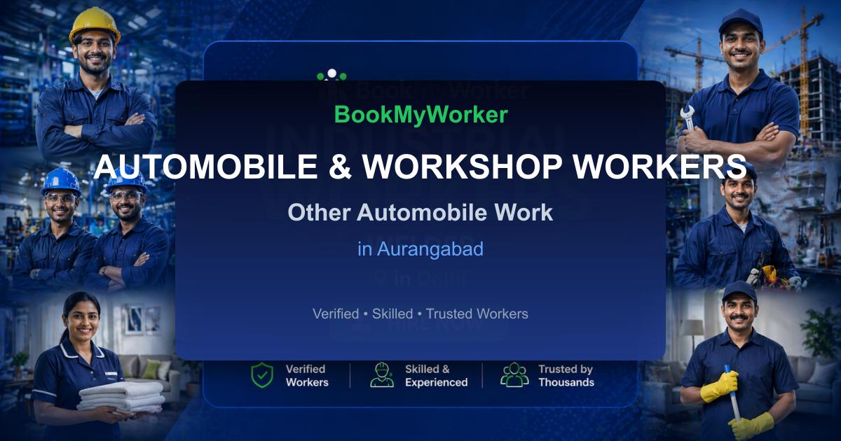 Reliable Other Automobile Work in Aurangabad | Book Verified Experts Near You